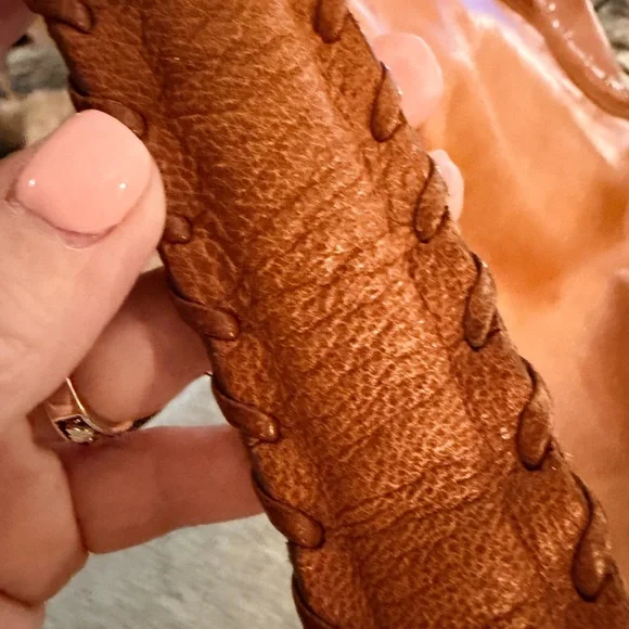 Michael Kors Tan Studded Hobo Bag - Picture 12 of 14